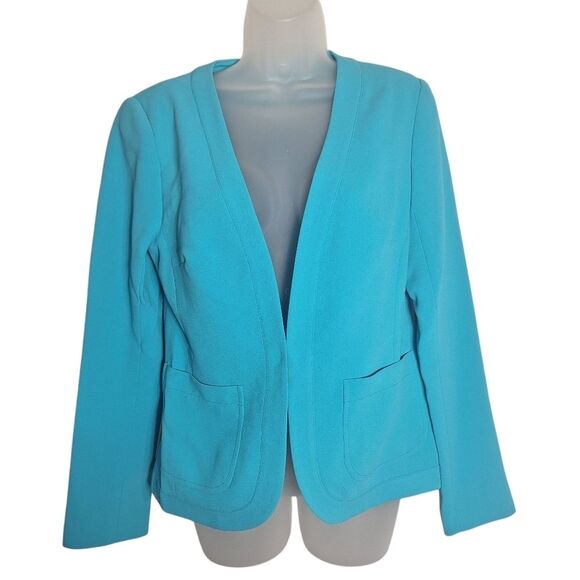 Trina Turk Womens Blazer Classic Modley Career Officecore Preppy Bridal Sz 8 - Picture 1 of 14